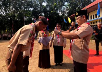 Bupati Buka Perkemahan Dewan Kerja se Kwarcab Indragiri Hulu