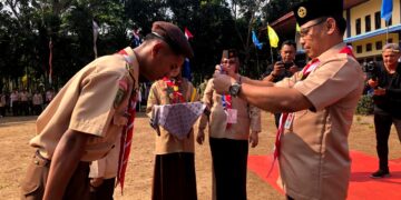 Bupati Buka Perkemahan Dewan Kerja se Kwarcab Indragiri Hulu