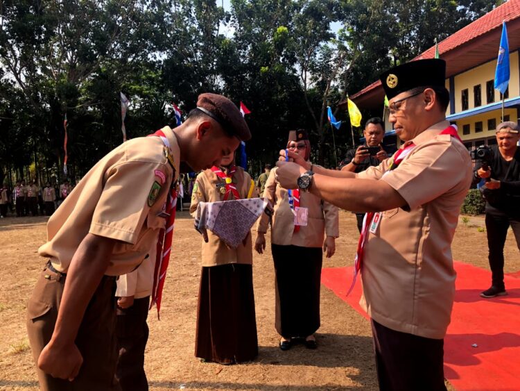 Bupati Buka Perkemahan Dewan Kerja se Kwarcab Indragiri Hulu