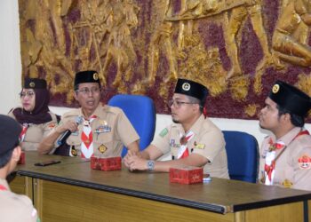 Ka Kwarda Riau Lepas Kontingen Riau Mengikuti Pelangi XIV di Banten