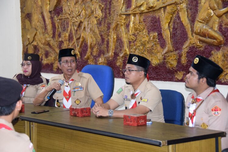 Ka Kwarda Riau Lepas Kontingen Riau Mengikuti Pelangi XIV di Banten