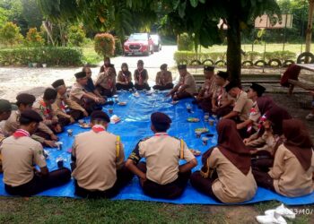 Kwarran Kundur Anjangsana ke Gudep Pramuka Unri