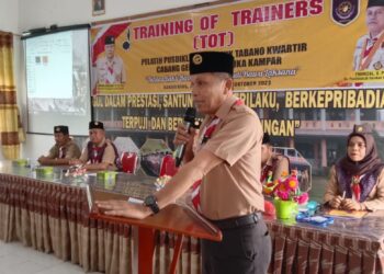 Kwarcab Gerakan Pramuka Kampar Gelar TOT dan Rekrutmen Pelatih Pembina