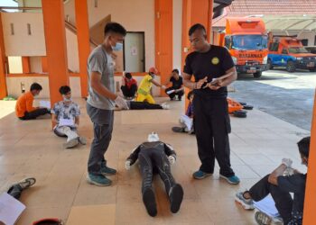 Mastomi dari Kwarda Riau Ikuti TC Pra Jambore Nasional Potensi SAR 2023