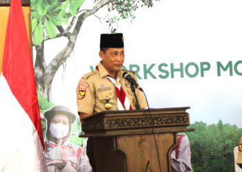 Ka Kwarnas membuka Workshop Modul Belajar Mangrove