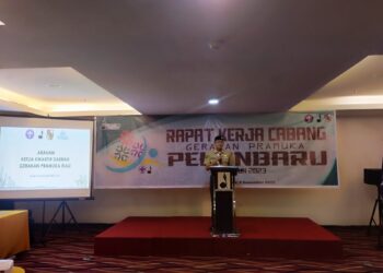 Ketua Kwarda Riau Buka Rakercab Gerakan Pramuka Pekanbaru