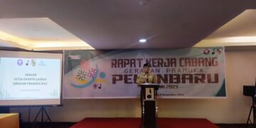 Ketua Kwarda Riau Buka Rakercab Gerakan Pramuka Pekanbaru