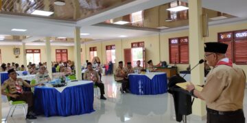 Mabida Gerakan Pramuka Riau berikan arahan kepada Mabicab dan Kwarcab Indragiri Hulu
