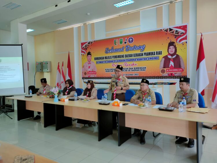 Mabida Riau laksanakan pembinaan dan pembimbingan kepada Mabicab dan Kwarcab Kuantan Singingi