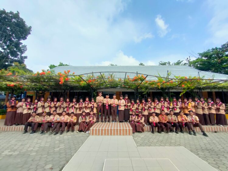 Kwarran Binawidya gelar Upacara Peringatan Hari Baden Powell ke-167