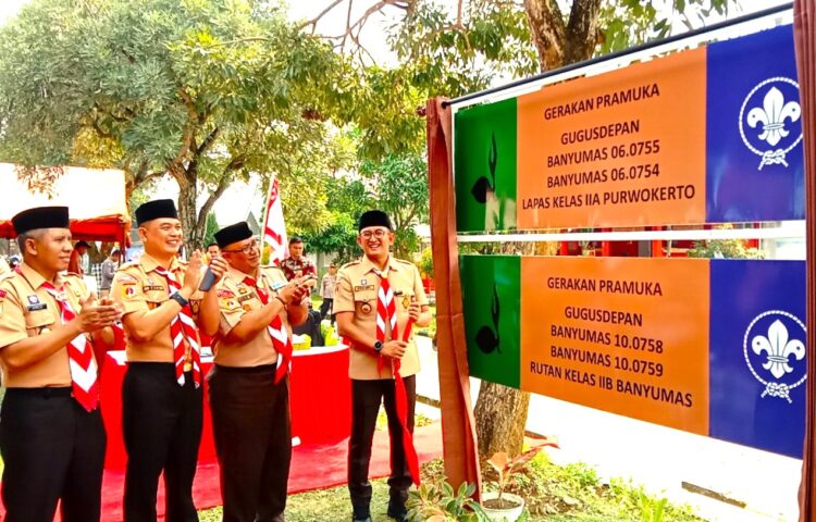 Pramuka Gudep Lapas Klas IIA Purwokerto dan Rutan Kelas IIB Banyumas Diresmikan