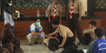 Selenggarakan Pelatihan Kegawatdaruratan, Kwarran Tangerang Asah Keterampilan Menolong Anggota Pramuka