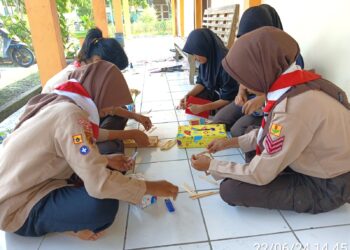 Gugus Depan Grobogan 06 − 067 / 06 – 070 SMP Negeri 2 Geyer Bersiap Ikuti Uji Garuda