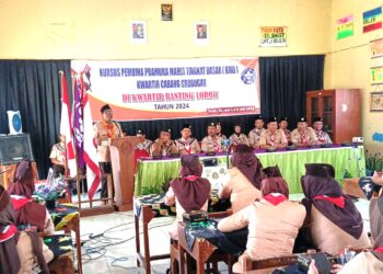 Ketua Kwarcab Grobogan Membuka Kursus Mahir Dasar, Mengajak Pembina Pramuka Untuk Meningkatkan Kompetensi