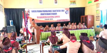 Ketua Kwarcab Grobogan Membuka Kursus Mahir Dasar, Mengajak Pembina Pramuka Untuk Meningkatkan Kompetensi