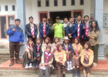 Rekrut Anggota Baru 2024, Saka Wanabakti Wong Agung Wilis Jajaki Watu Prau