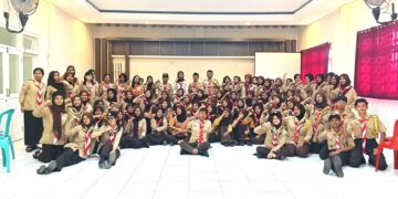 Saka Wanabakti KPH Banyuwangi Utara Ajak Pramuka SMK Sritanjung Jaga Keragaman Hayati