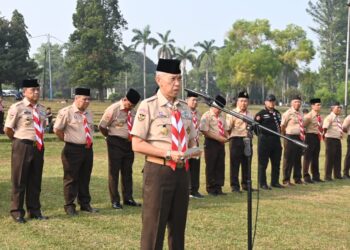 Kwartir Nasional Seleksi Petugas Upacara Hari Pramuka ke-63 Tahun 2024