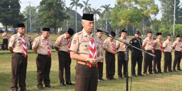 Kwartir Nasional Seleksi Petugas Upacara Hari Pramuka ke-63 Tahun 2024