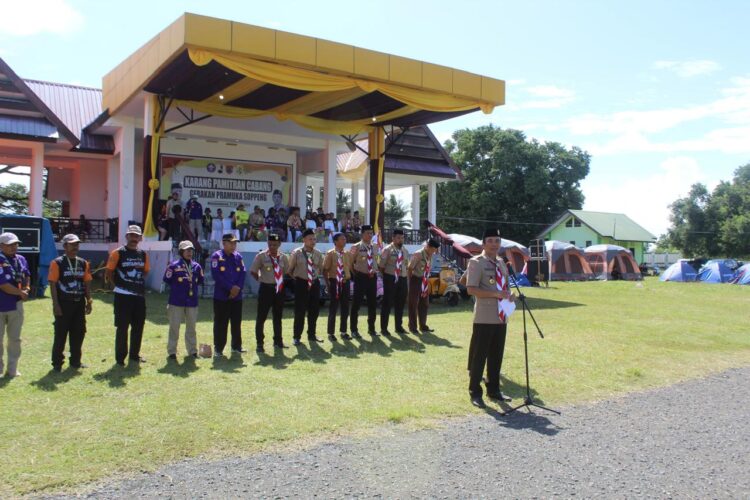 Kwartir Cabang Gerakan Pramuka Soppeng sebagai kwarcab yang pertama melaksanakan Karang Pamitra Cabang (KPC) di Sulawesi Selatan