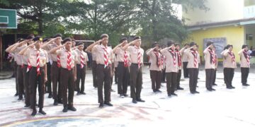 SMK Muhamadiyah 1 Purbalingga Gelar Pelantikan Bantara A’16