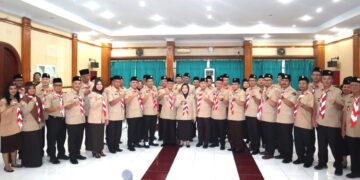 Ketua Kwarda Sumatera Utara Melantik Ketua Mabi Saka Wanabakti dan Saka Kalpataru Tingkat Daerah Sumatera Utara Masa Bakti 2019 – 2024