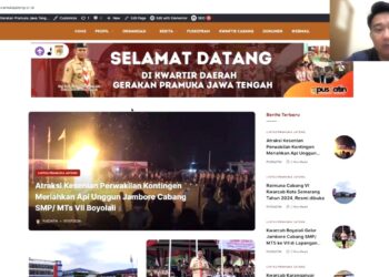 Calon Duta Kwartir Cabang Grobogan Bersiap Laksanakan Tugas Kehumasan