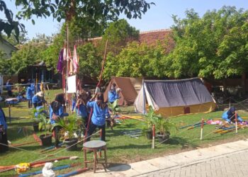 Terapkan Metode Kepramukaan, Peserta KMD Ikuti Perkemahan