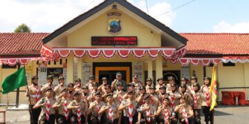 Saka Wira Kartika Belajar Lalu Lintas