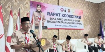 Maksimalkan Pembinaan Saka, Sako, Dan Gugus Darma, Kwarda Lampung Gelar Rapat Koordinasi Dengan Instansi Terkait