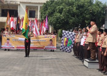 Pj Gubernur Sumatera Utara Melepas Peserta Kirab Tangkal Napza 2024