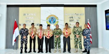 Persiapan Kemah Bela Negara 2024 Kwarda Sumut Kunjungi Danlantamal I Belawan