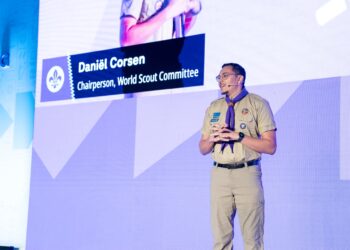 Daniël Corsen Ketua Komite Kepanduan Dunia Periode 2024-2027