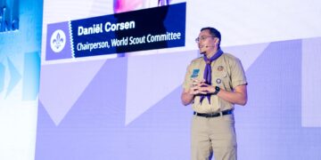 Daniël Corsen Ketua Komite Kepanduan Dunia Periode 2024-2027