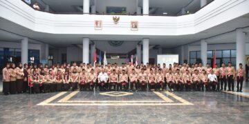 Ketua Kwarda Sumut Lantik Mabigus dan Pembina Gerakan Pramuka Unimed