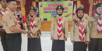 Kwartir Cabang Grobogan Menggelar Seleksi Pramuka Garuda Berprestasi