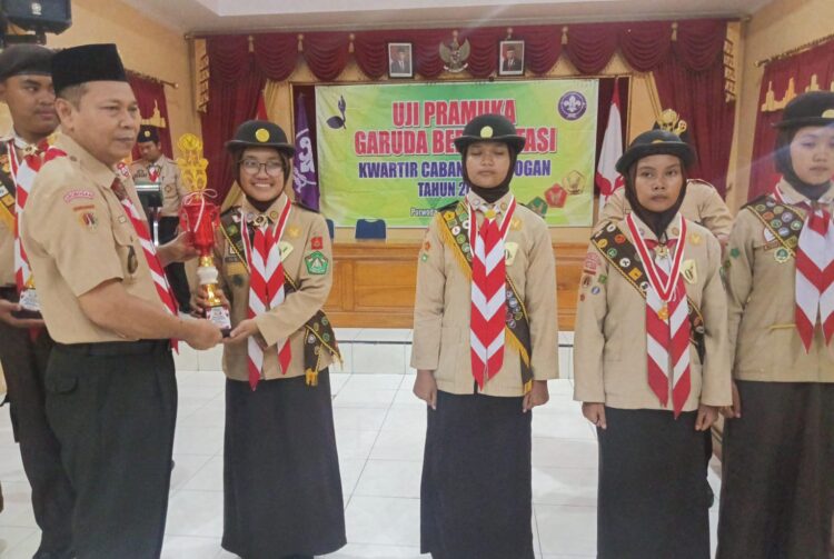 Kwartir Cabang Grobogan Menggelar Seleksi Pramuka Garuda Berprestasi