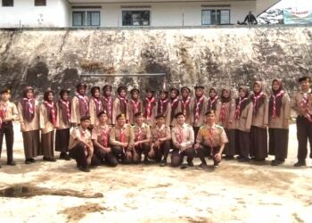 Pramuka Saka Kalpataru Kwarcab Kota Sawahlunto Lantik Anggota Baru