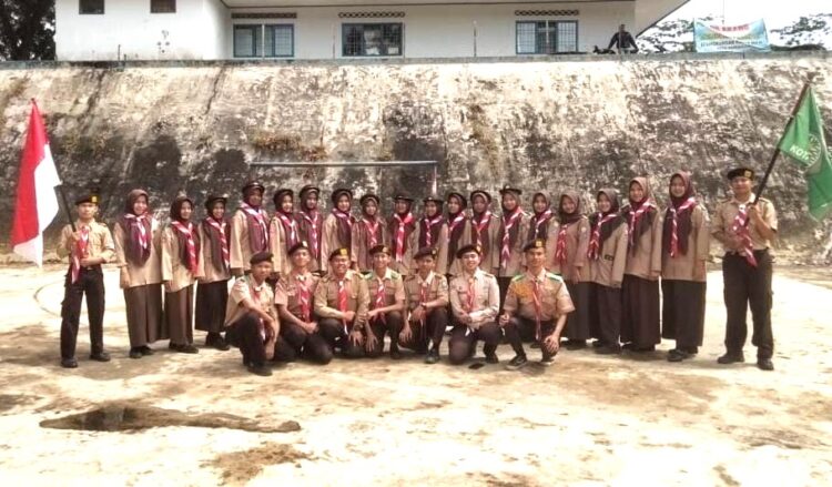 Pramuka Saka Kalpataru Kwarcab Kota Sawahlunto Lantik Anggota Baru