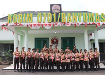 Saka Wira Kartika Kodim 0701/Banyumas Lantik Dewan Baru