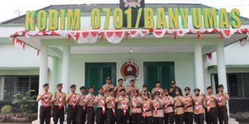 Saka Wira Kartika Kodim 0701/Banyumas Lantik Dewan Baru