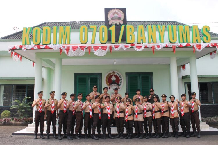 Saka Wira Kartika Kodim 0701/Banyumas Lantik Dewan Baru