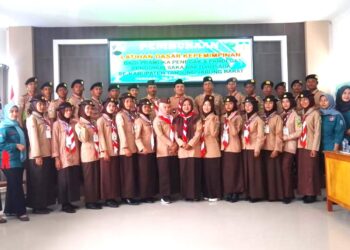 Mencetak Pramuka yang berkarakter SAKA BAKTI HUSADA cabang Tanjung Jabung Barat, adakan Latihan Dasar Kepemimpinan