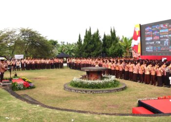 Kemah Akbar Pramuka Penegak Se-Jatim Meriah, Ketua Kwarda: Luar Biasa, di Jawa Timur Wajib Pramuka