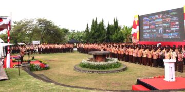 Kemah Akbar Pramuka Penegak Se-Jatim Meriah, Ketua Kwarda: Luar Biasa, di Jawa Timur Wajib Pramuka