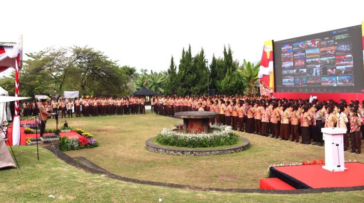 Kemah Akbar Pramuka Penegak Se-Jatim Meriah, Ketua Kwarda: Luar Biasa, di Jawa Timur Wajib Pramuka