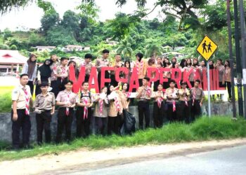 Pramuka SMA Negeri 4 Manado Laksanakan Kegiatan Bersih Lingkungan: Komitmen pada Kebersihan dan Kepedulian Sosial