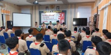 Kepala Kemenag Kabupaten Grobogan, Pimpin Renungan dan Ulang Janji Hari Pramuka