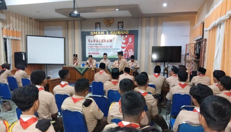 Kepala Kemenag Kabupaten Grobogan, Pimpin Renungan dan Ulang Janji Hari Pramuka