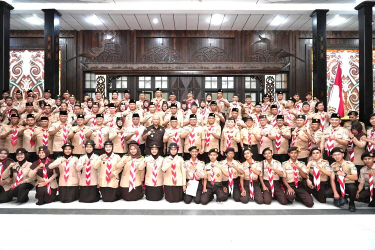 Kwarda Kalbar Laksanakan Ulang Janji Memperingati Hari Pramuka Ke-63